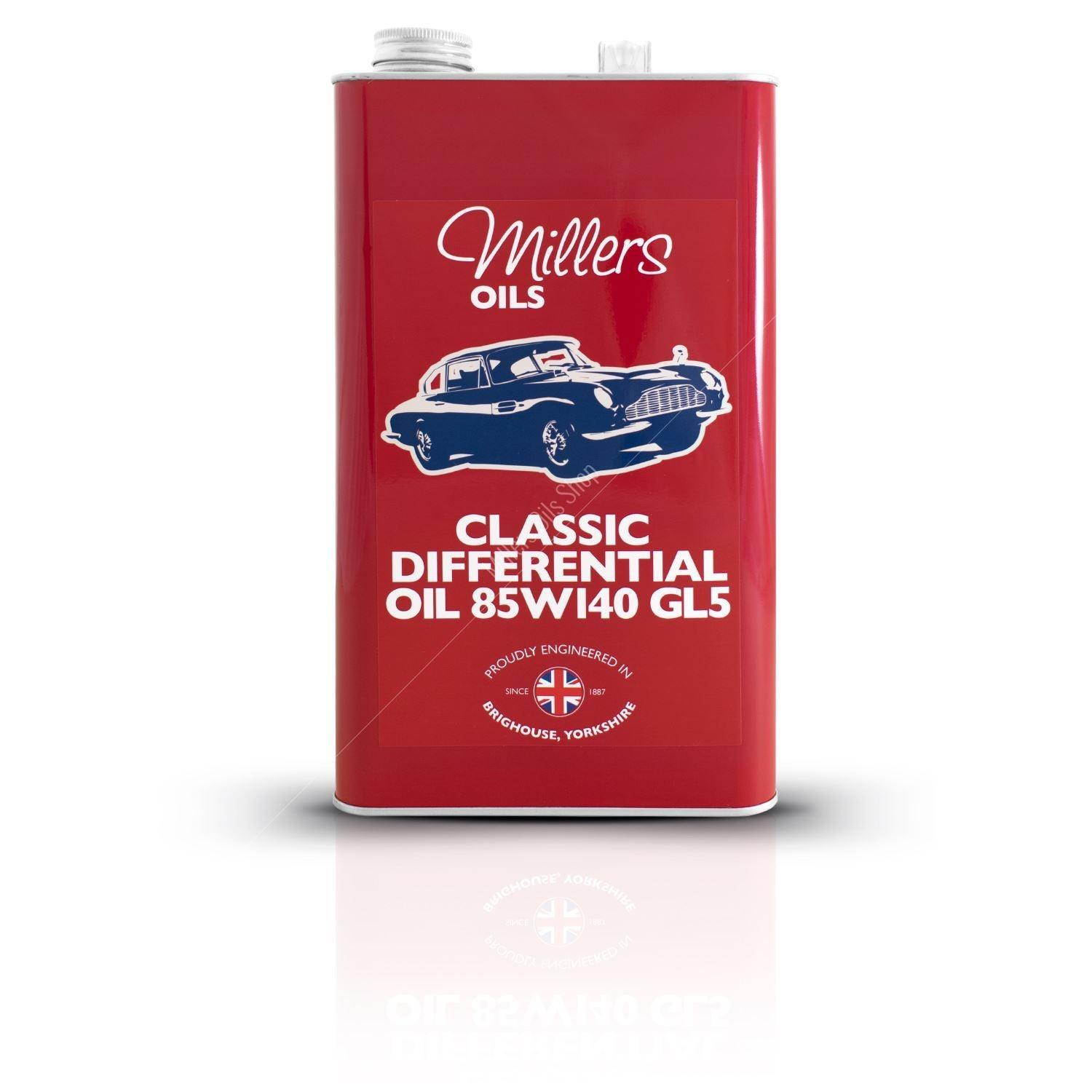 Classic Differential Oil 85w140 GL5 25 liter verpakking - Berry Smink British Car Parts