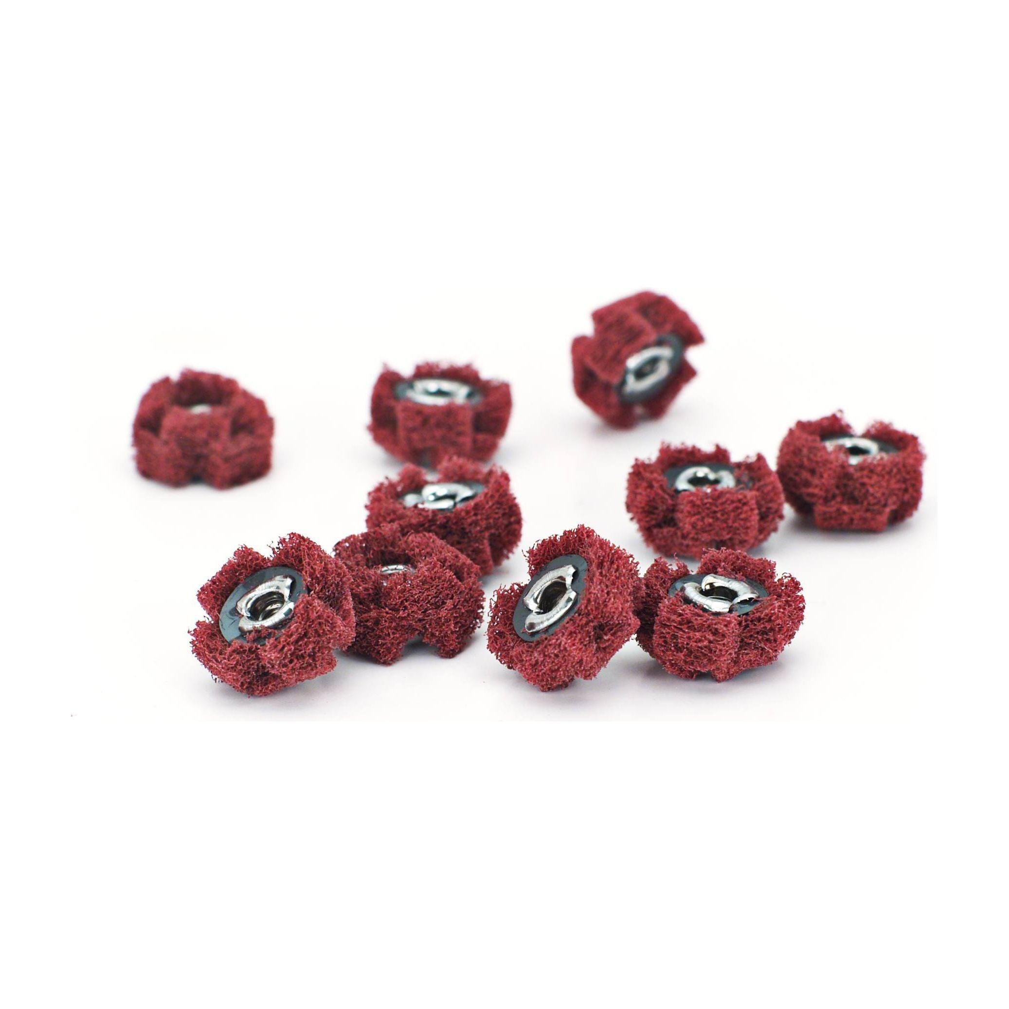 Cross Buffs, 3/4 in, Fine, Set of 10 Powerhouse Products