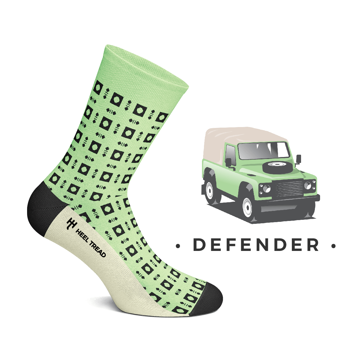 Defender Socks Heel Tread