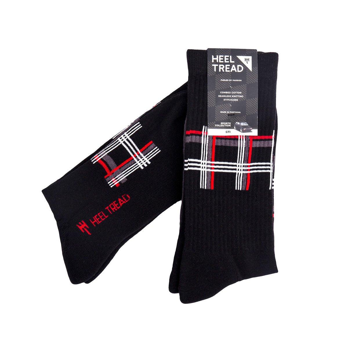 GTI Sports Socks Heel Tread