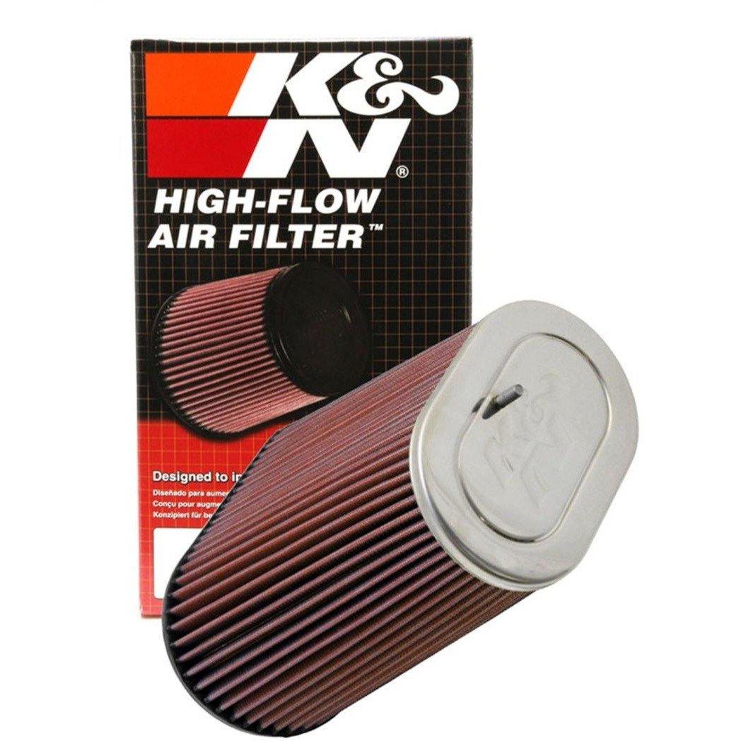 K&N Universal Air Filter 3.125in Flange ID x 5in Base O/S Width x 4in Top O/S Width x 9in H - SMINKpower.eu