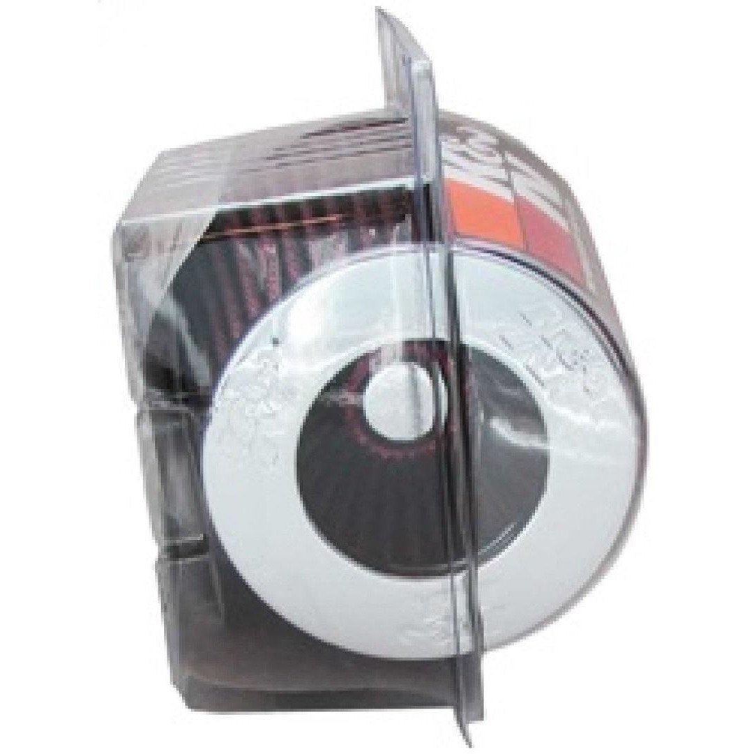 K&N Universal Air Filter Chrome Round Tapered Red - 4in Flange ID x 1.125in Flange Length x 5.5in H - SMINKpower.eu