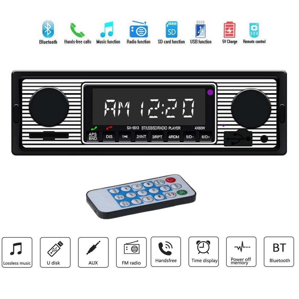 Klassieker Auto Radio Bluetooth MP3 - Berry Smink British Car Parts