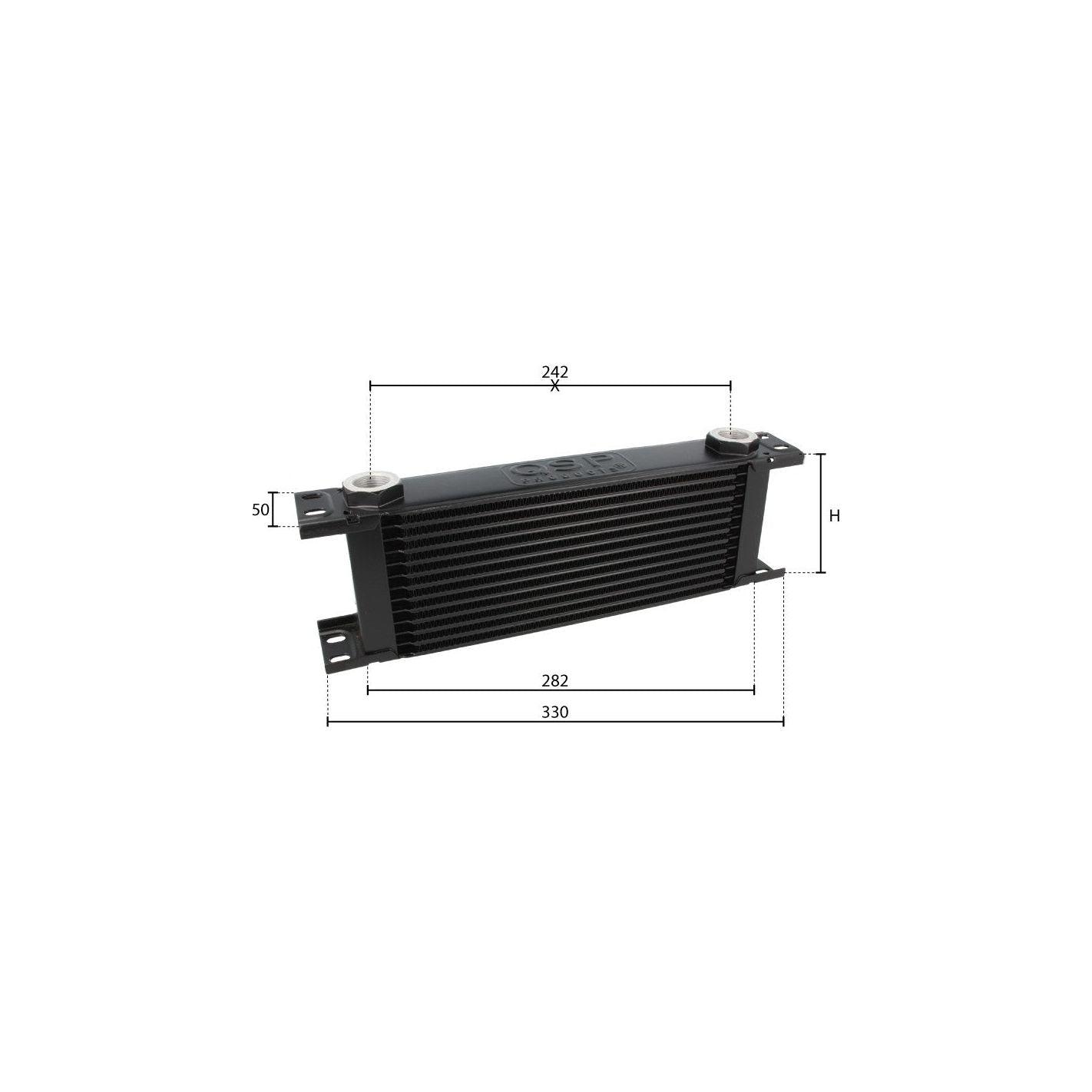 Oil cooler 330mm 13 row - SMINKpower.eu