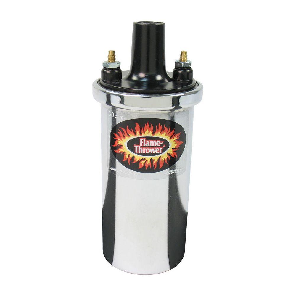 Pertronix bobine 3 ohm 4/6 cilinder chroom - Berry Smink British Car Parts