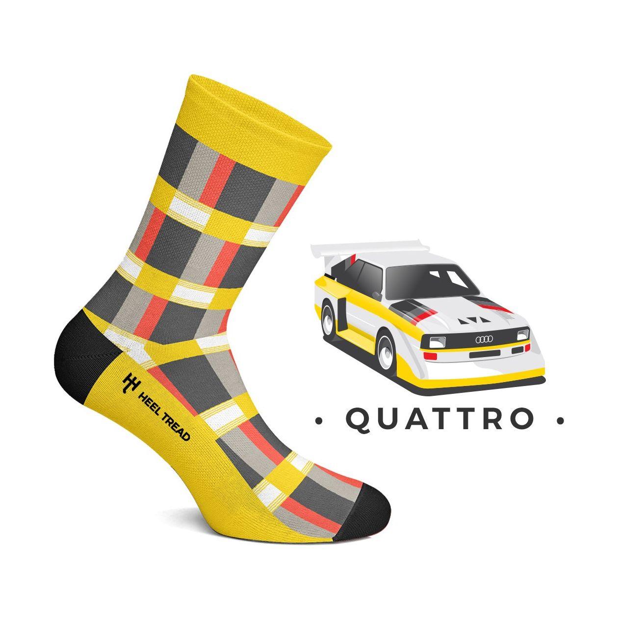 Quattro Socks Heel Tread