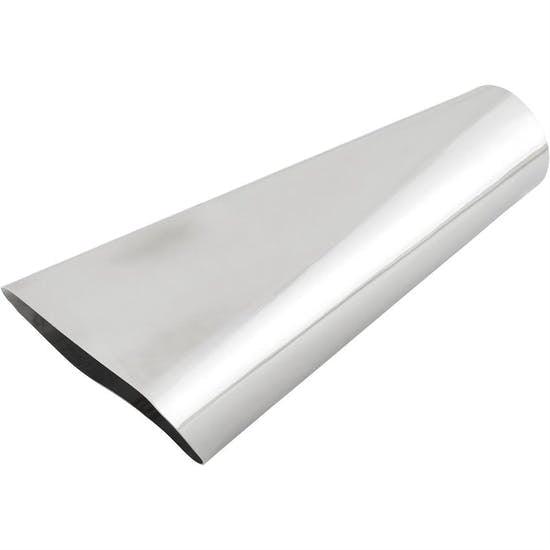 Stainless Steel Oval Exhaust Tip, 2-1/2 Inch Inlet - SMINKpower.eu