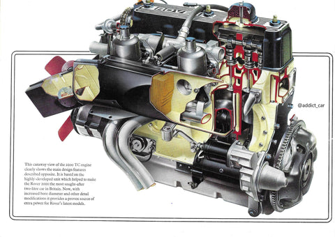 Rover P6 4 cilinder motor