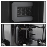Chevy Silverado 16-17 Light Bar LED Tail Lights - Black SPYDER