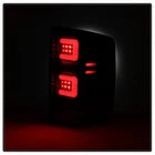 Chevy Silverado 16-17 Light Bar LED Tail Lights - Black SPYDER