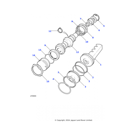 Stuurbekrachtigings zuiger Landrover - Berry Smink British Car Parts