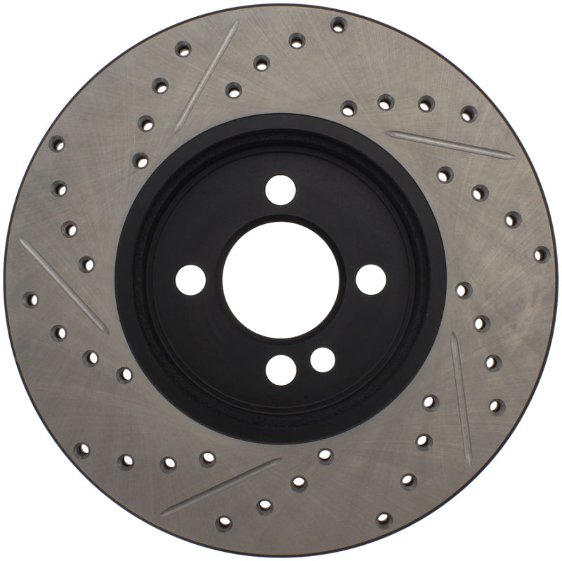 StopTech Slotted & Drilled Sport Brake Rotor 07-13 Mini Cooper