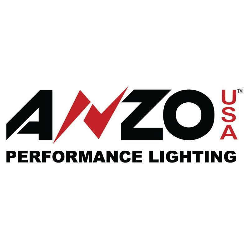ANZO LED Headlights Universal 7in ROUND LED Universal Headlight Black (Pair) - Berry Smink British Car Parts