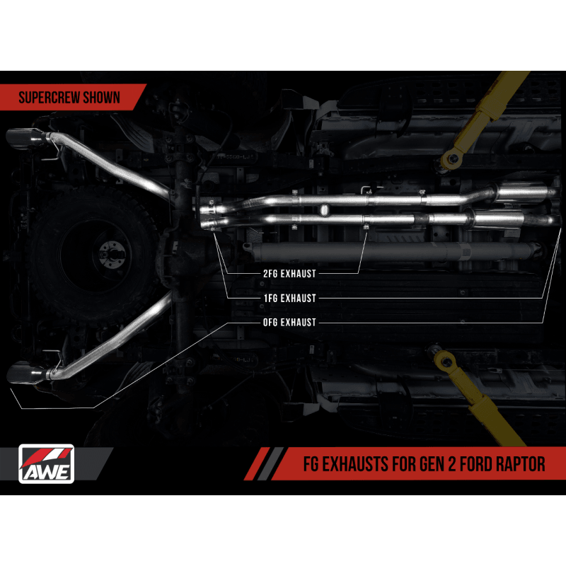 AWE Tuning 2017+ Ford Raptor 2 FG Performance H-Pipe - SMINKpower.eu