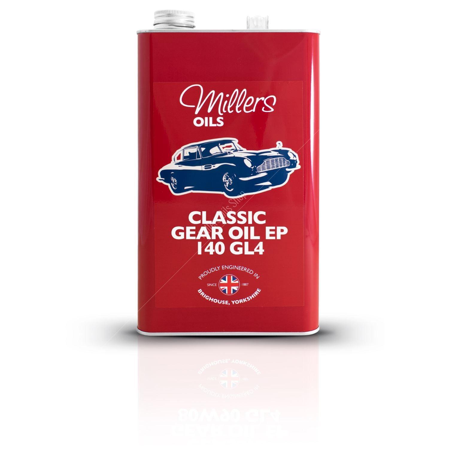 Classic Gear Oil EP 140 GL4 5 liter verpakking - Berry Smink British Car Parts