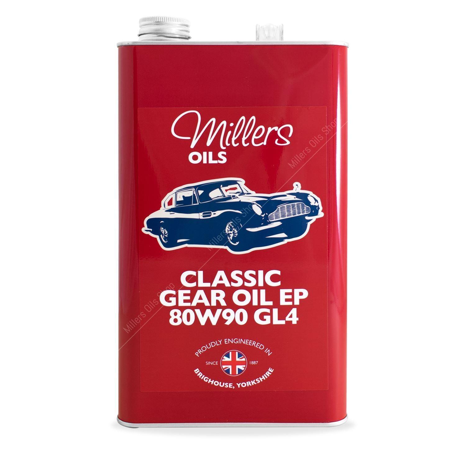 Classic Gear Oil EP 80w90 GL4 25 liter verpakking - Berry Smink British Car Parts