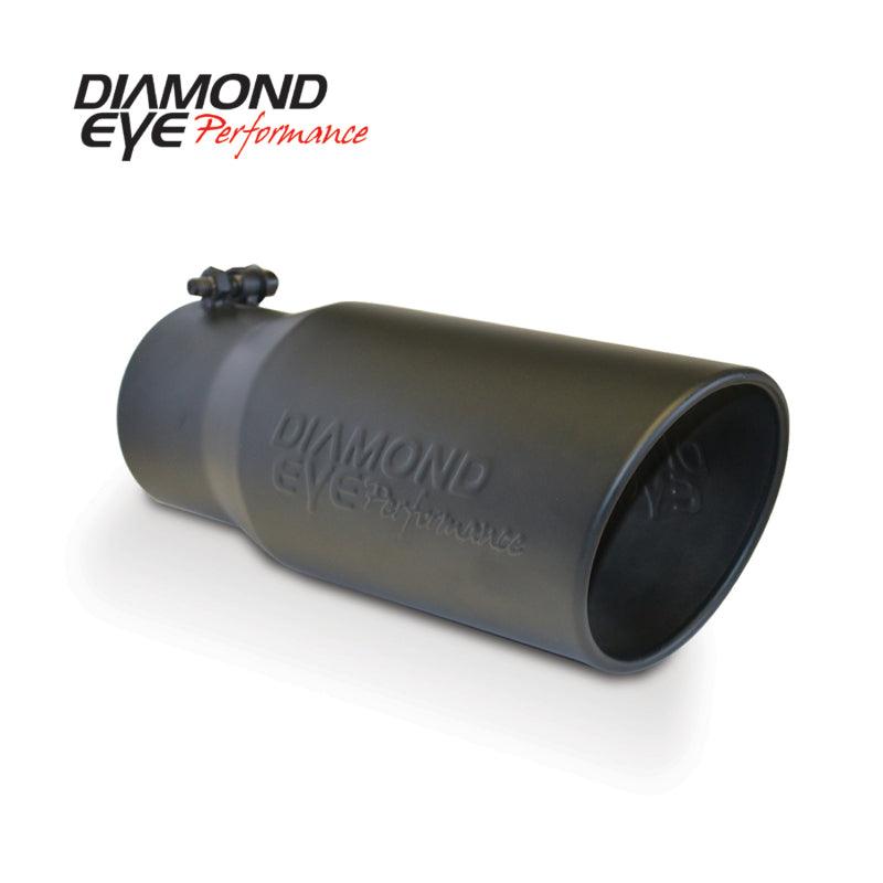 Diamond Eye TIP 4in-5inX12in BOLT-ON ROLLED ANGLE 15 ANGLE CUT DIAMOND EYE BLACK POWDERCOAT - Berry Smink British Car Parts