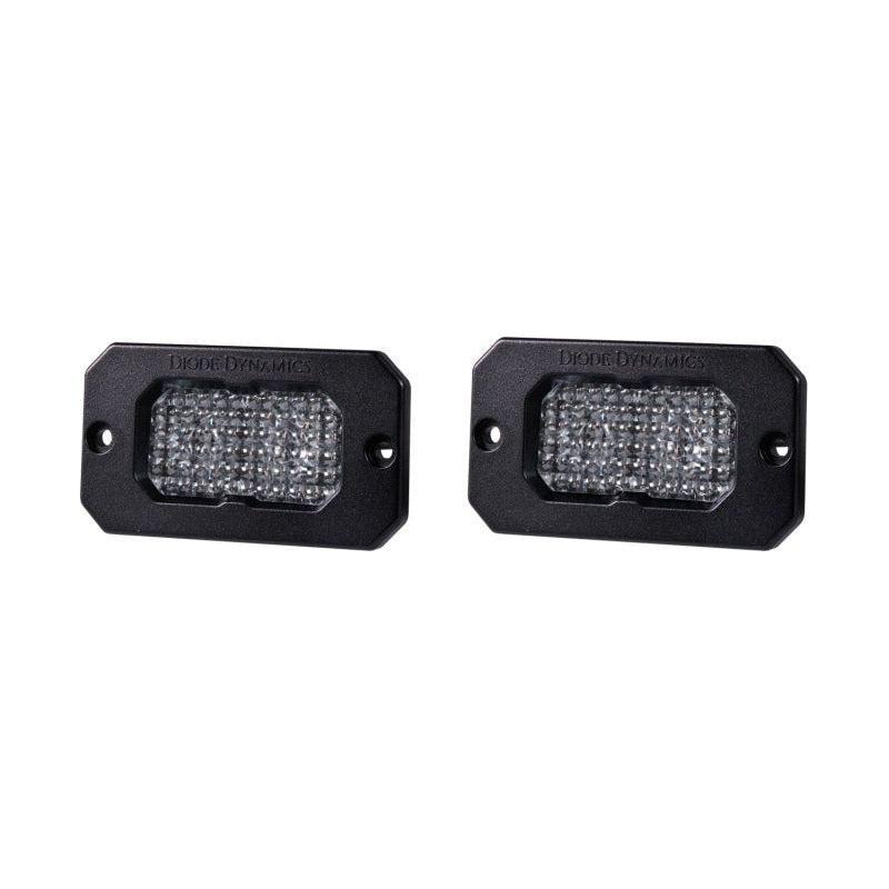 Diode Dynamics Stage Series 2 In LED Pod Sport - White Flood Flush RBL (Pair) - Berry Smink British Car Parts