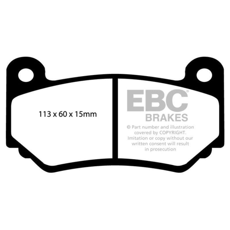 EBC AP Racing Caliper CP7600 Bluestuff NDX Front Brake Pads - Berry Smink British Car Parts