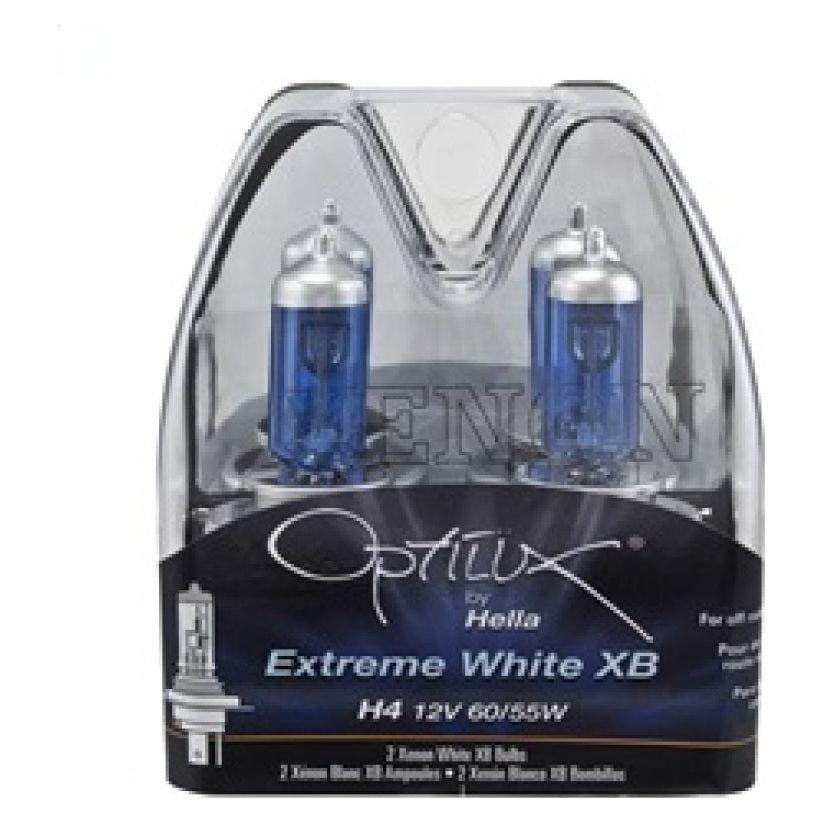 Hella Optilux 12V 60/55W H4/9003 P43t Extreme White XB Bulb (Pair) - Berry Smink British Car Parts