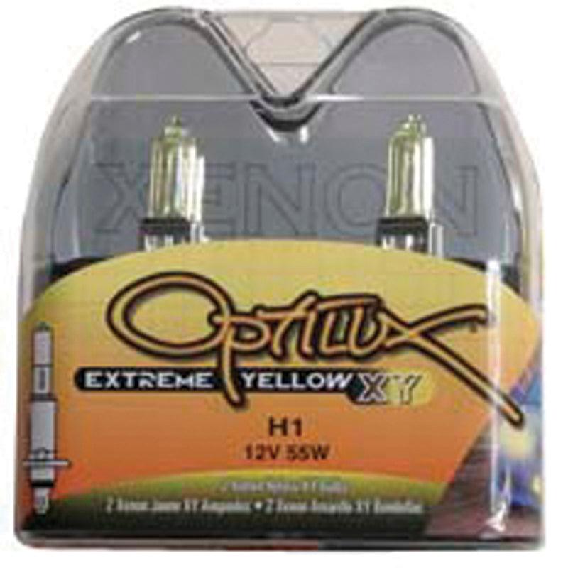 Hella Optilux H1 12V/55W XY Yellow Bulb - Berry Smink British Car Parts