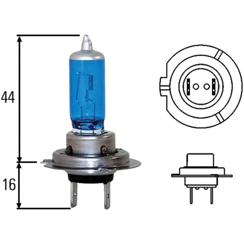 Hella Optilux H7 100W XB Extreme Blue Bulbs (Pair) - Berry Smink British Car Parts