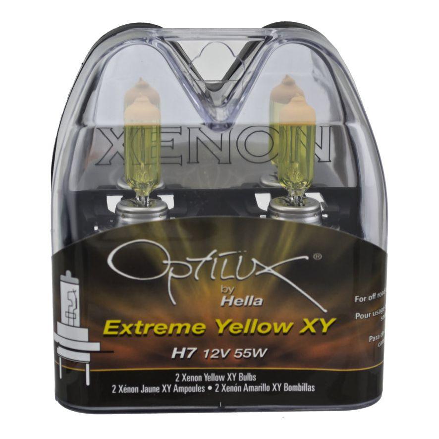 Hella Optilux H7 12V/55W XY Xenon Yellow Bulb - Berry Smink British Car Parts