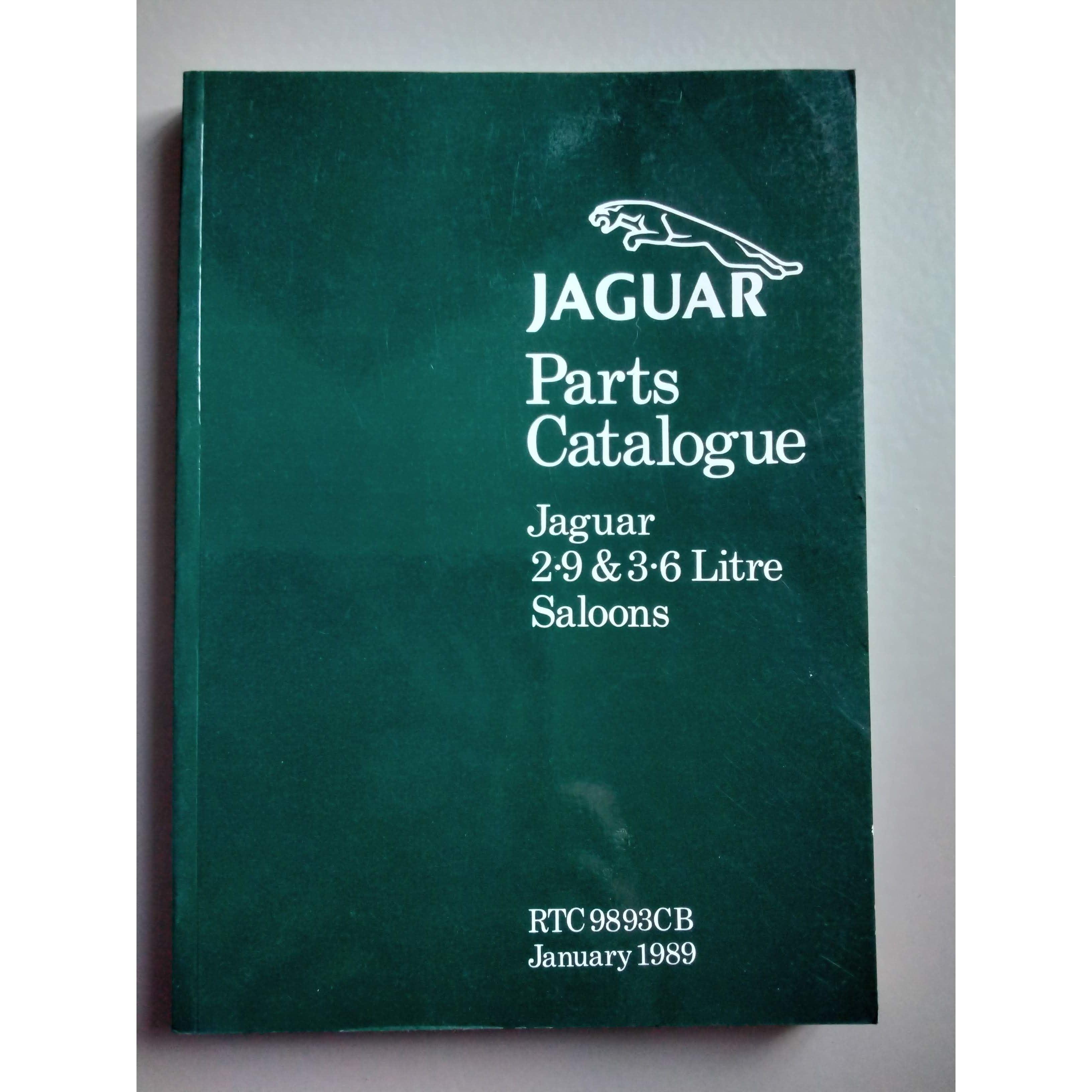 Jaguar Parts Catalogue 2.9&3.6 litre - Berry Smink British Car Parts