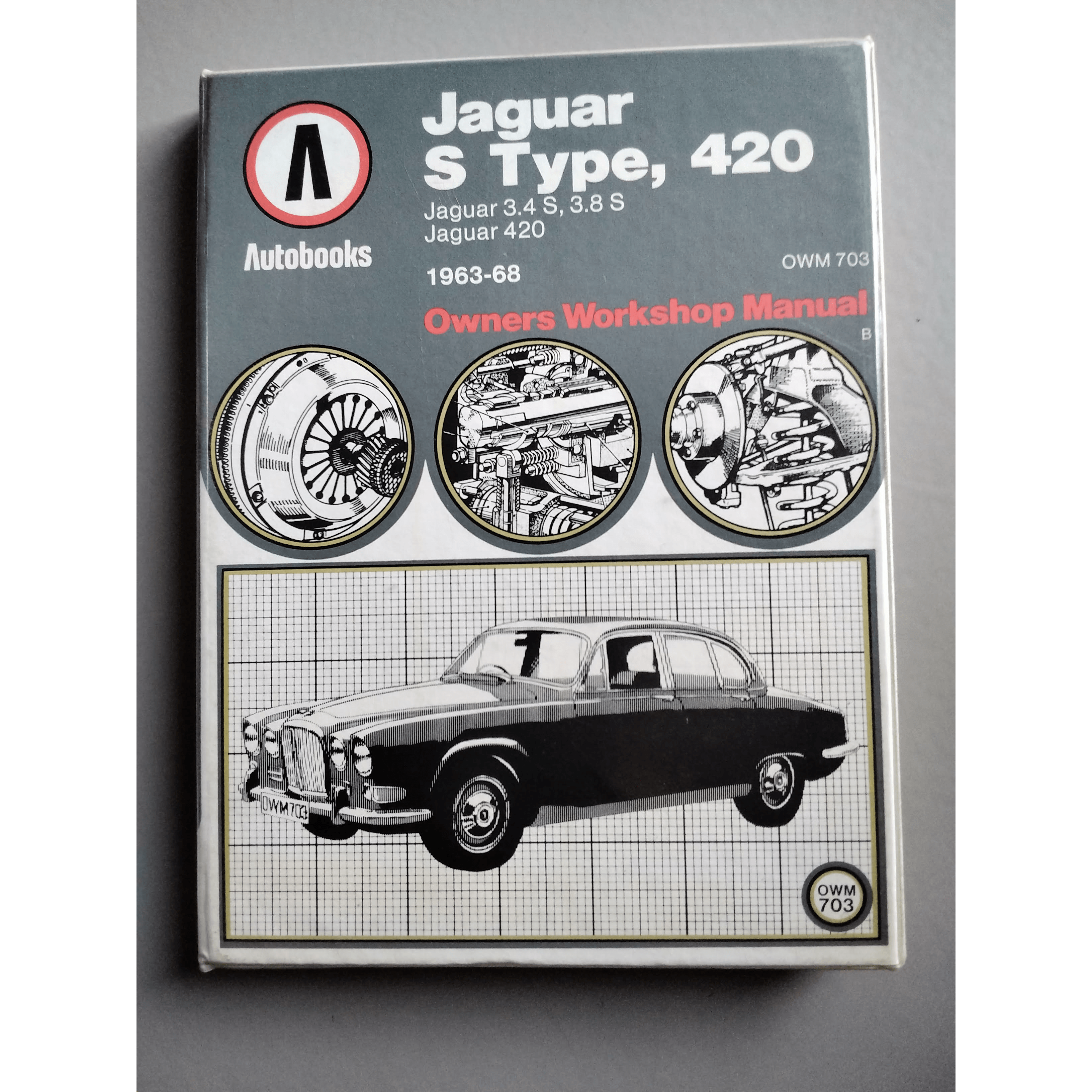 Jaguar S Type Workshop Manual 420.Jaguar 3.4s, 3.8sOwners Workshop ManualBy Autobooks - Berry Smink British Car Parts