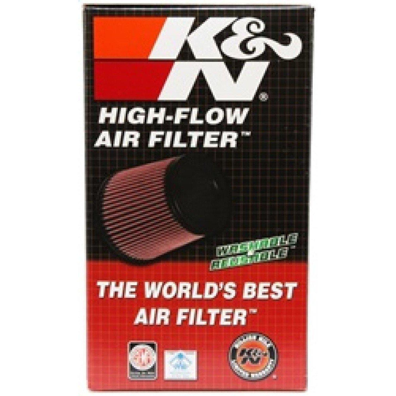 K&N Universal Round Tapered Filter 3 inch FLG / 5 inch Bottom / 4 inch Top / 7 7/8 inch Height - SMINKpower.eu