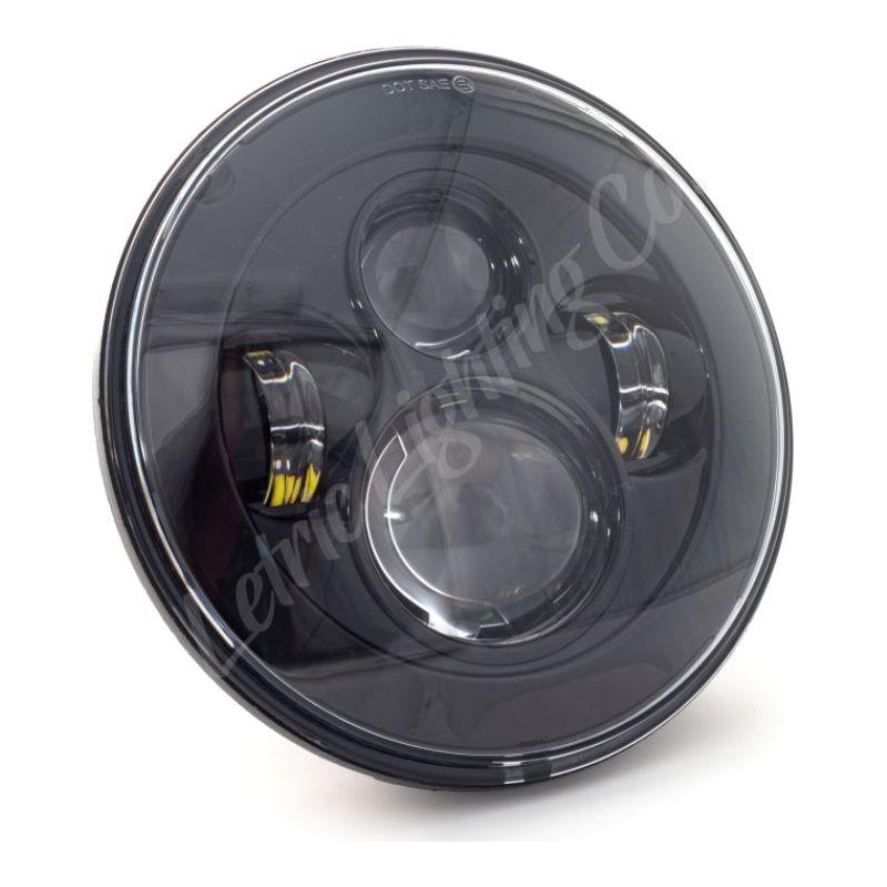 Letric Lighting 7? LED Black Premium Headlight - Berry Smink British Car Parts