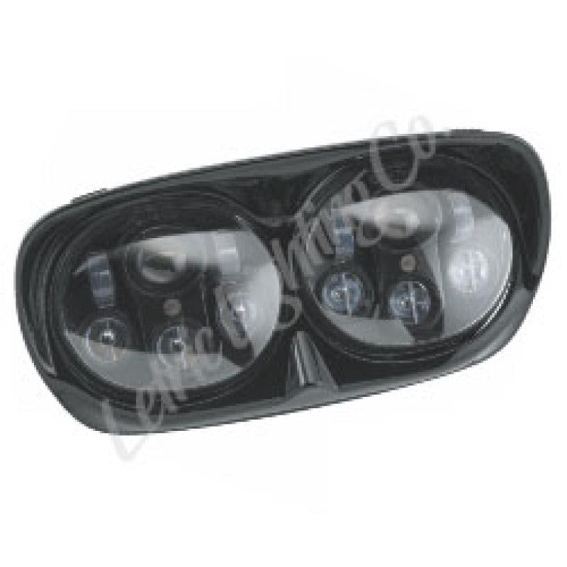 Letric Lighting 98-13 Glide Models LED Black Headlight & Housing Dual 5.75 Projector Lamps - Berry Smink British Car Parts