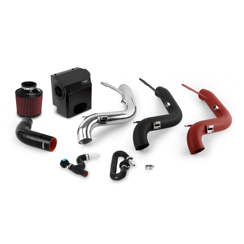 Mishimoto 2016 Ford Fiesta ST 1.6L Performance Air Intake Kit - Wrinkle Red - Berry Smink British Car Parts