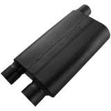 Muffler, 80 Series, 3 in Offset Inlet, Dual 2-1 19 in Flowmaster
