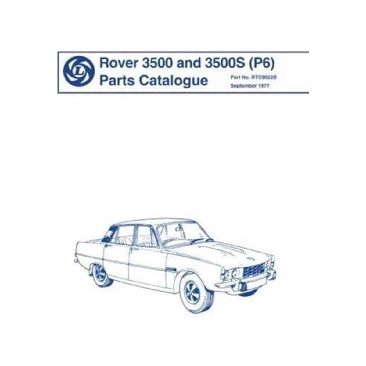 Onderdeelcatalogus P6 3500 - Berry Smink British Car Parts