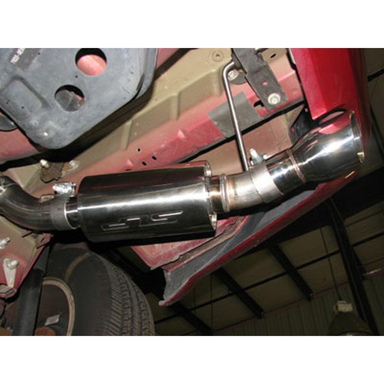 SLP 2005-2010 Ford Mustang 4.0L LoudMouth Axle-Back Exhaust w/ 3.5in Tip - SMINKpower.eu