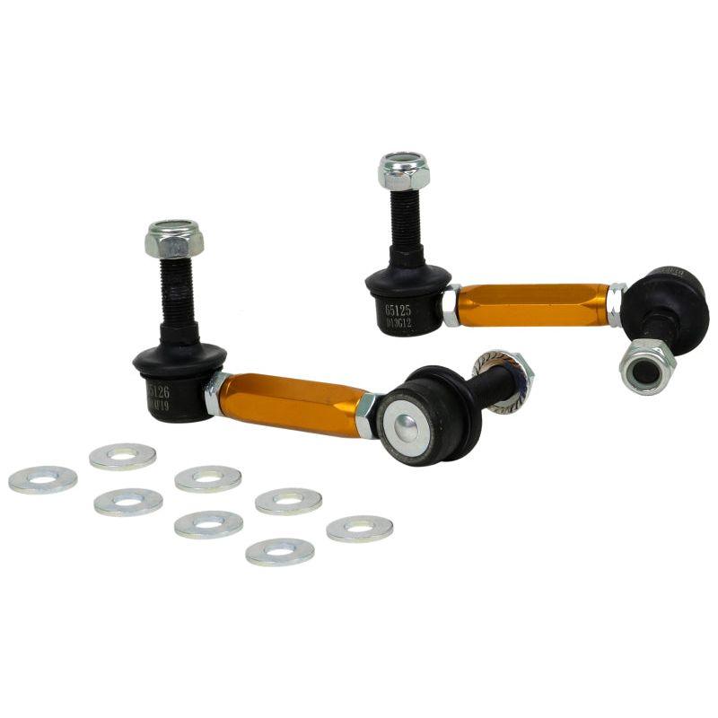 Whiteline Universal Sway Bar Link Assembly Heavy Duty Adjustable Steel Ball 115mm Size - Berry Smink British Car Parts