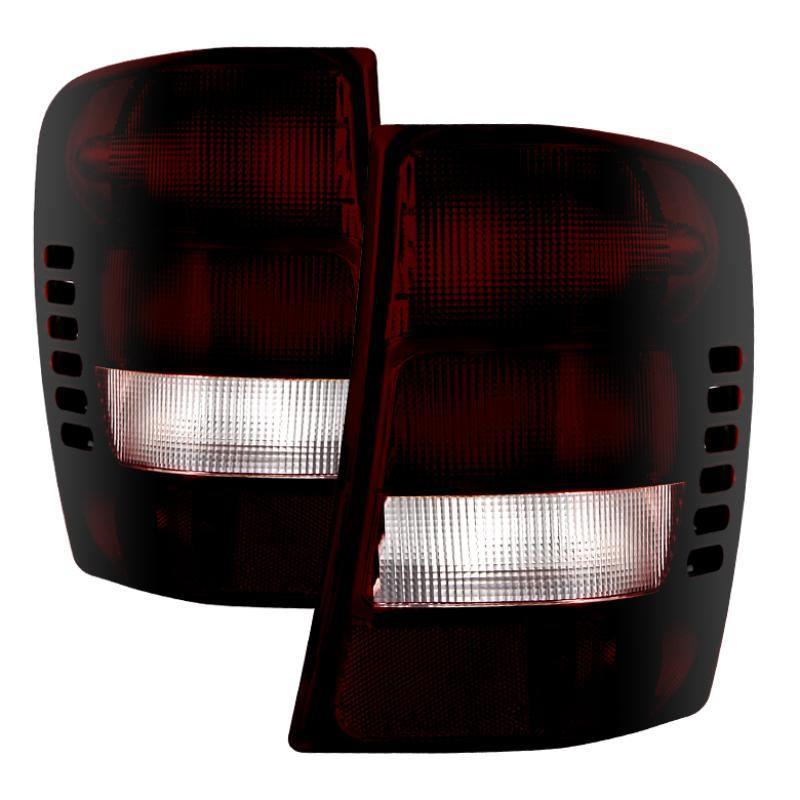 Xtune Jeep Grand Cherokee 1999-2002 OEM Style Tail Lights Red Smoked ALT-JH-JGC99-OE-RSM - SMINKpower.eu