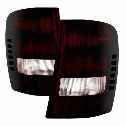 Xtune Jeep Grand Cherokee 1999-2002 OEM Style Tail Lights Red Smoked ALT-JH-JGC99-OE-RSM - Berry Smink British Car Parts